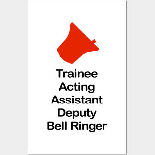 Trainee Bell Ringer (Light Background) Posters and Art